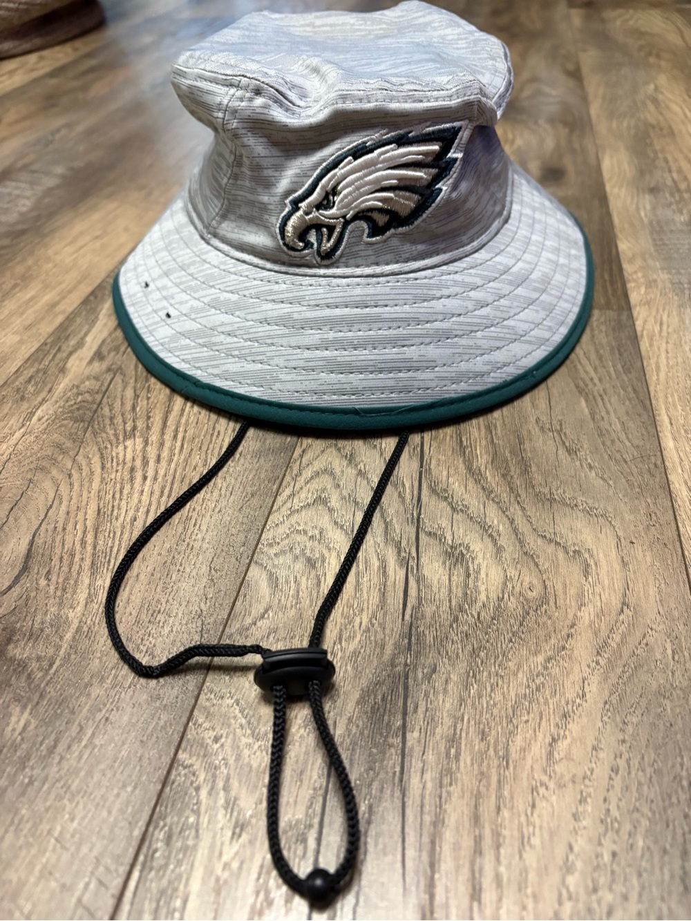 Gray Philadelphia Eagles Unisex Bucket Hat with Drawcord